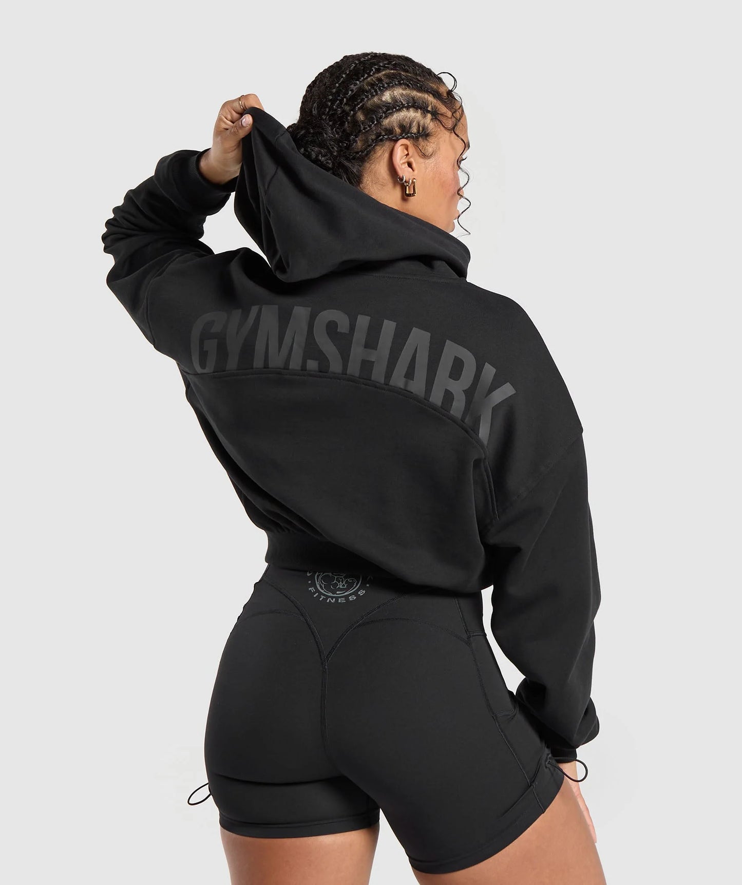 Power Midi Zip Hoodie