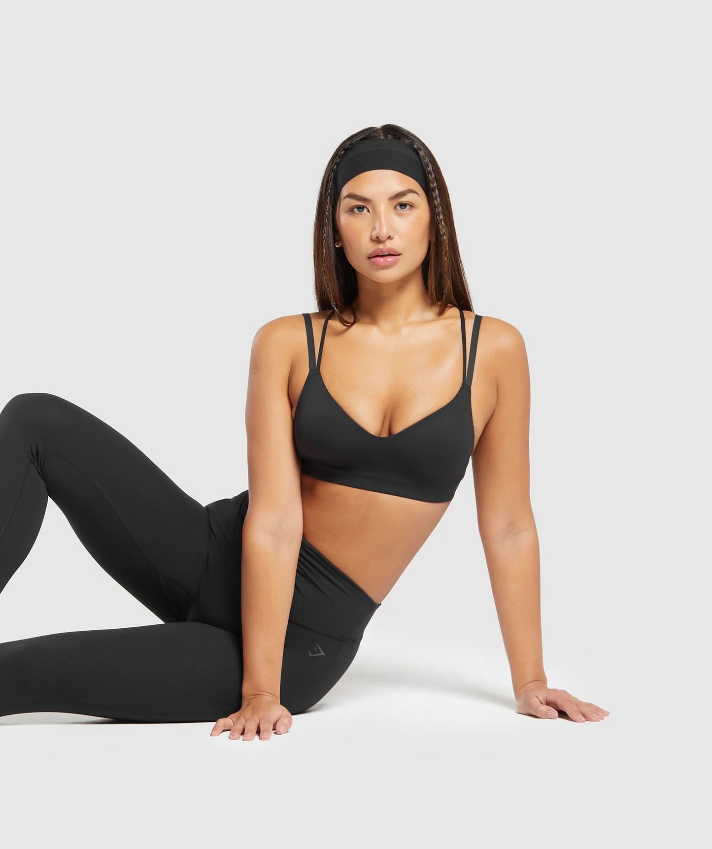 Strappy Back Light Support Sports Bra