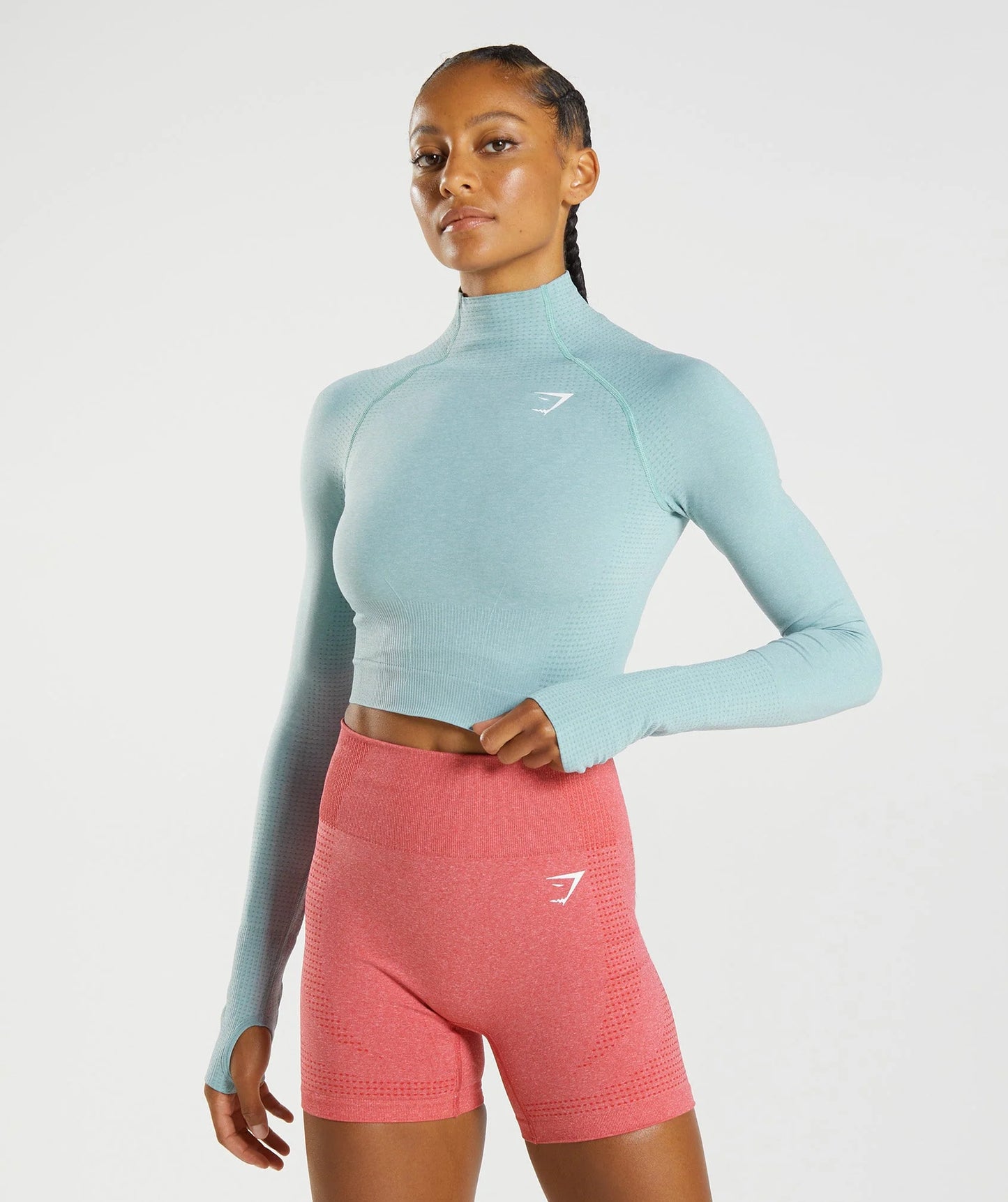 Vital Seamless 2.0 High Neck Midi Top