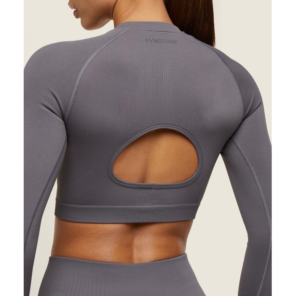 everywear Seamless Long Sleeve Crop