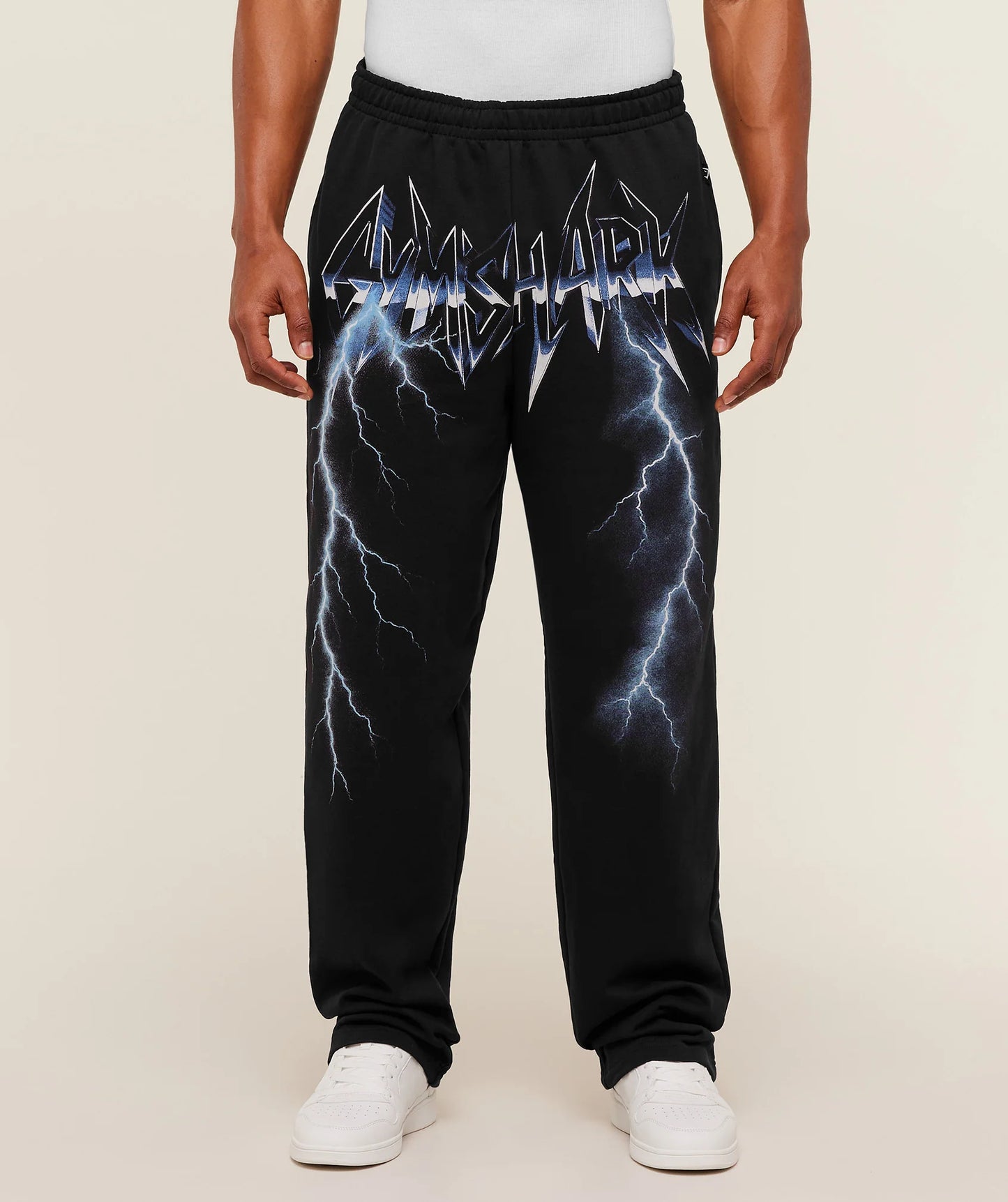 Eagle Band Style Graphic Straight Leg Pants