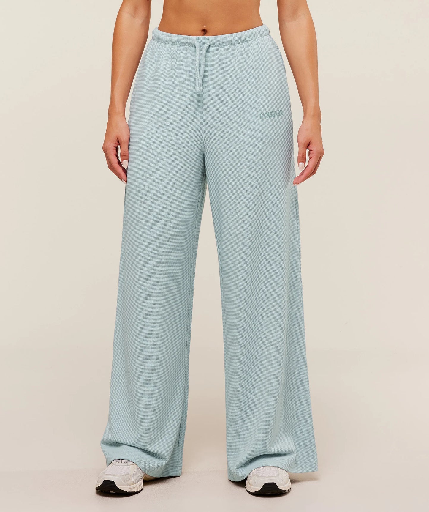 Waffle Wide Leg Pants