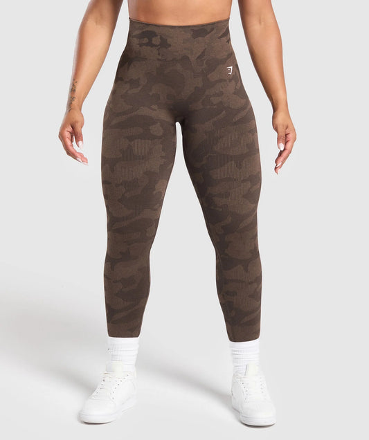 Gymshark Adapt Camo Seamless Ribbed Leggings