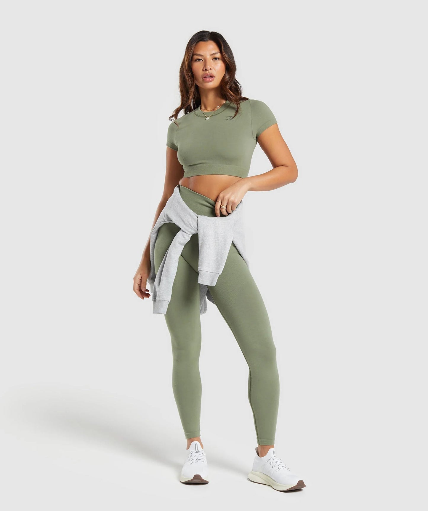 Cotton Seamless Crop Top