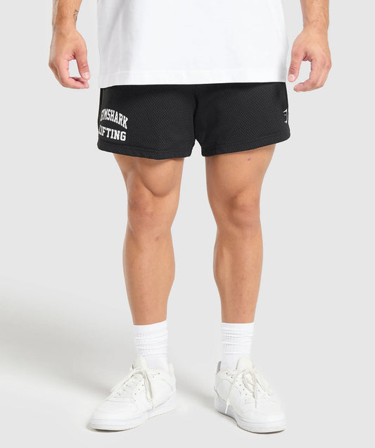 Gymshark Printed Lifting Mesh 5 Shorts