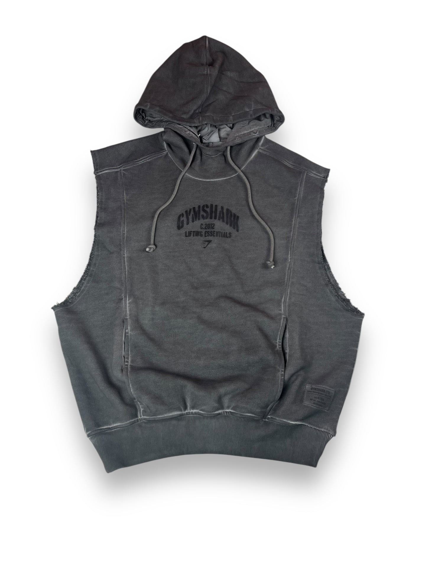 Gymshark Heavyweight Washed Cut Off Hoodie