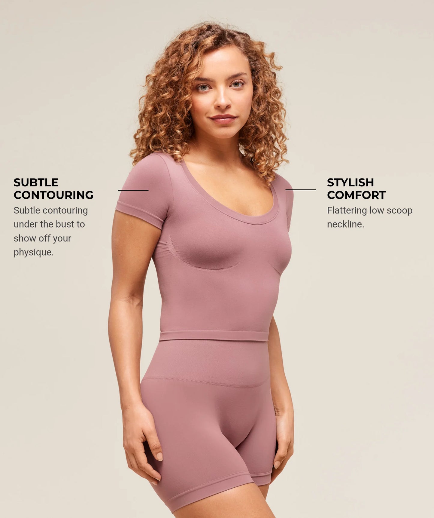 Soft Sculpt T-Shirt With Shelf