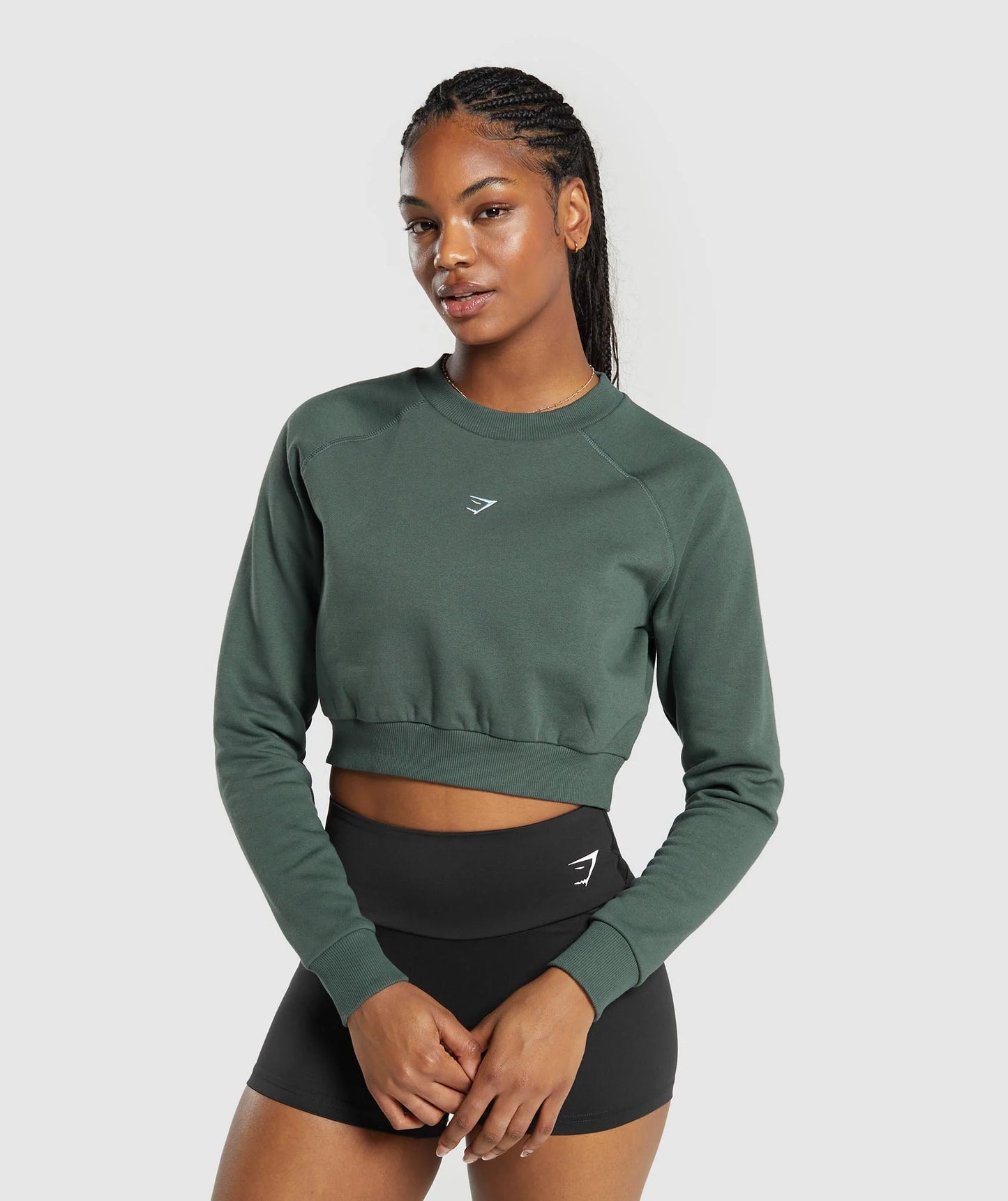Gymshark Training Fleece Cropped Sweatshirt