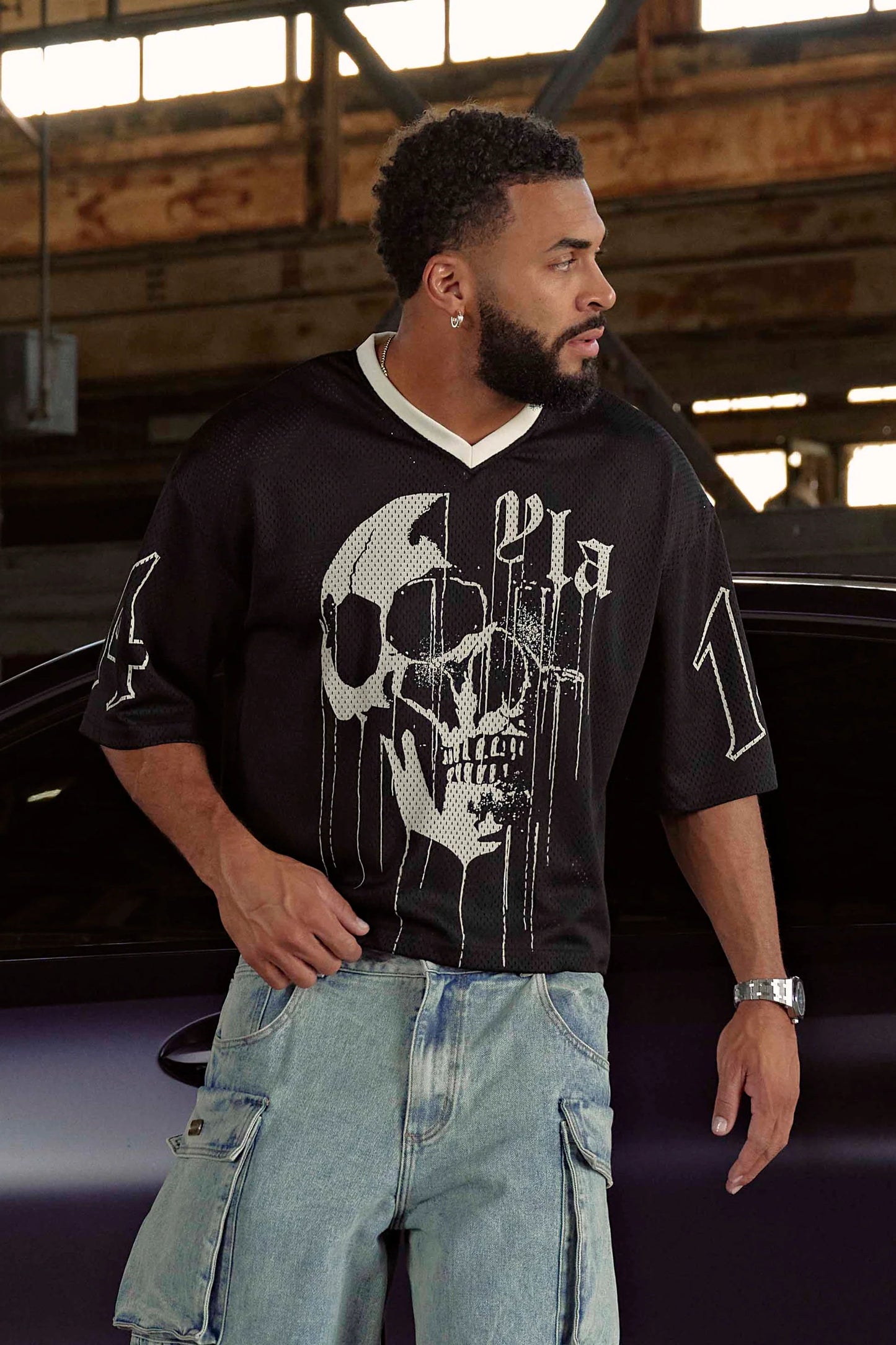 4015 Drippy Skull Jersey