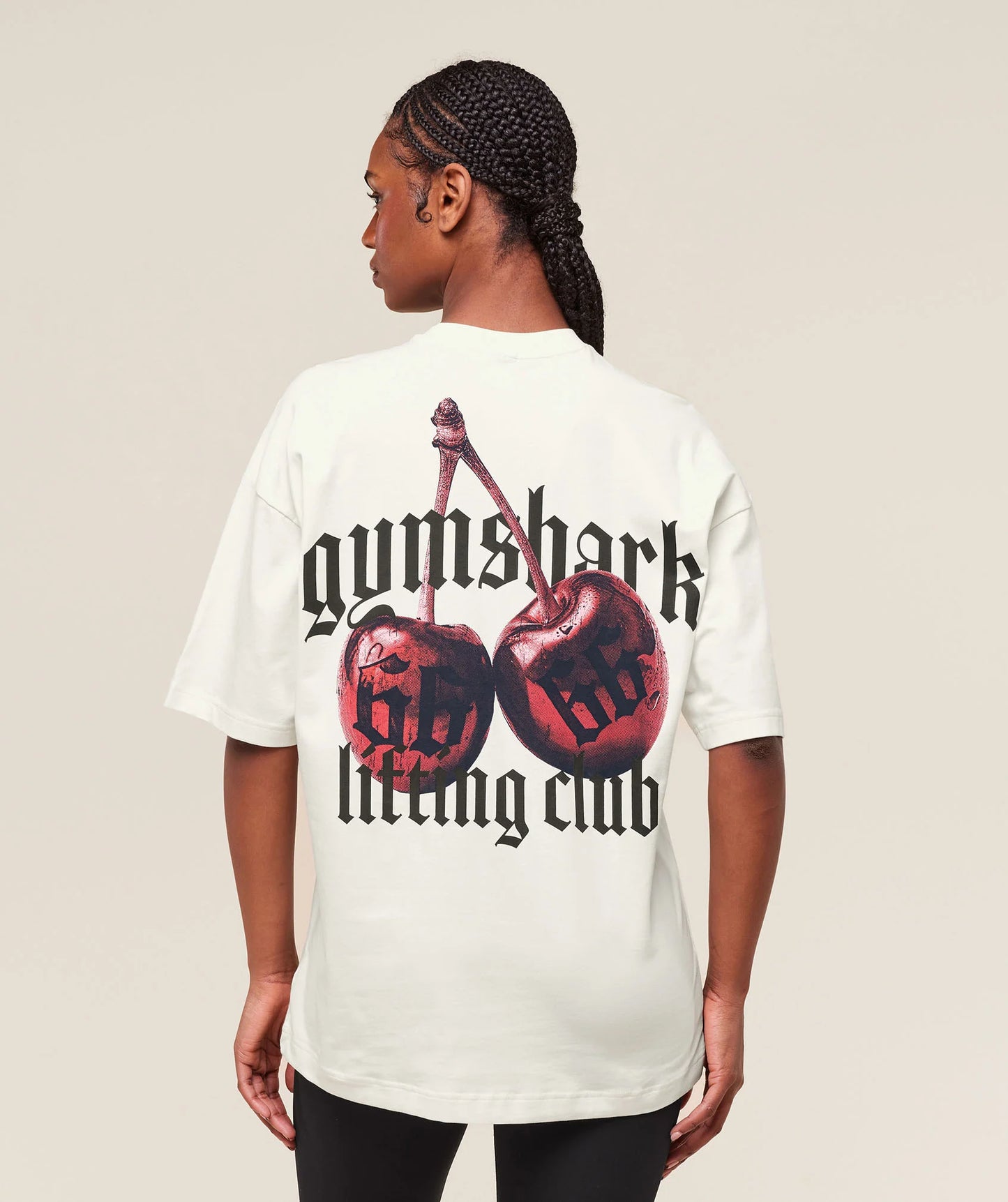 Cherry Graphic Oversized T-Shirt