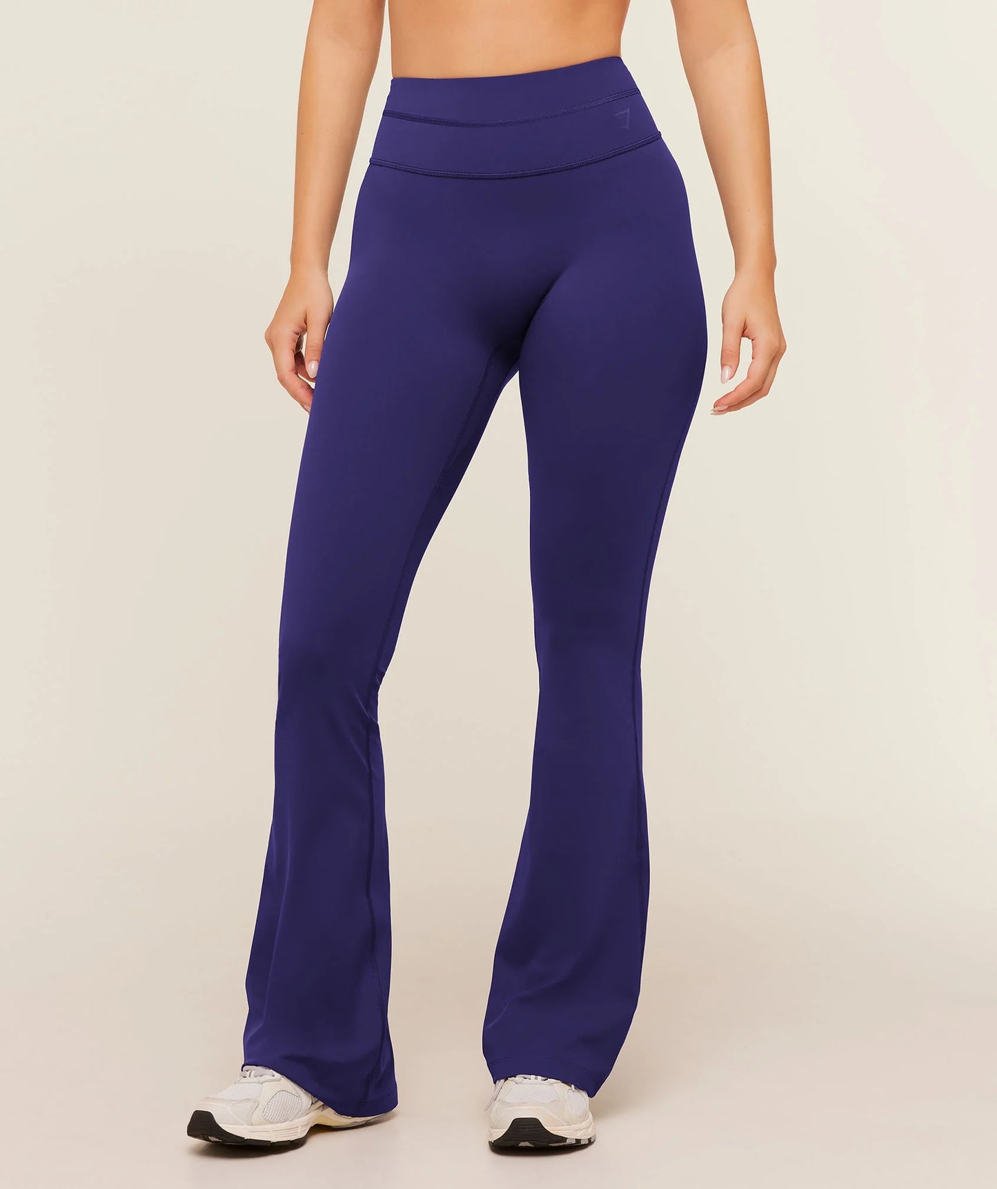 Crossover Back Flared Leggings