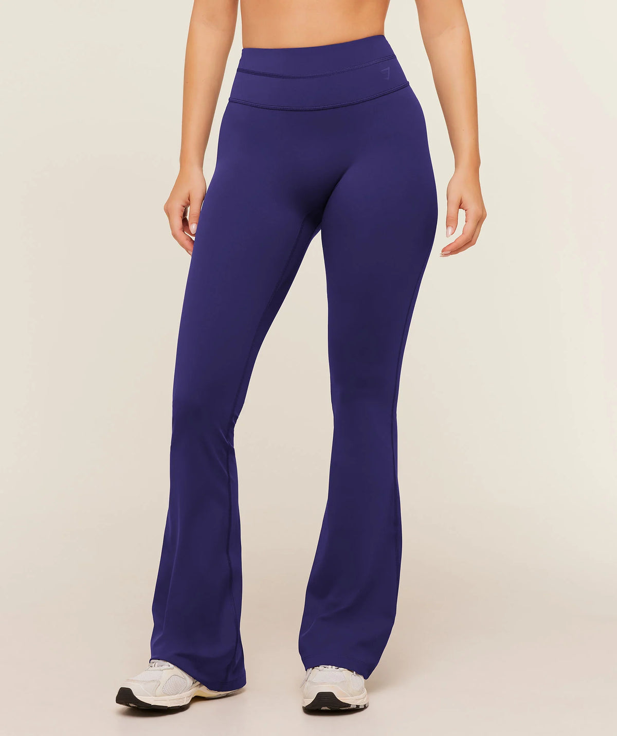Crossover Back Flared Leggings