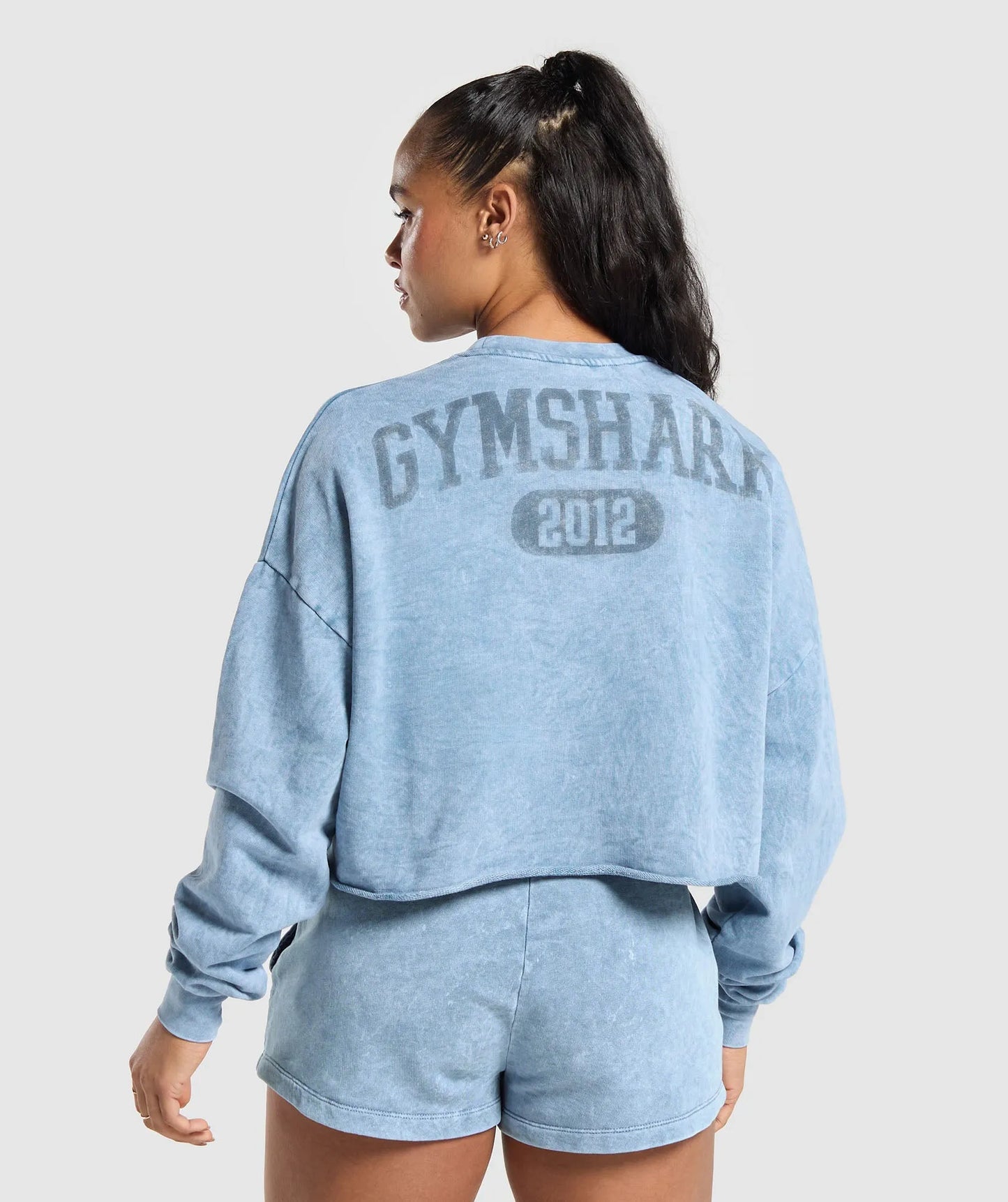 Gymshark Collegiate Shadow Washed Midi Sweatshirt